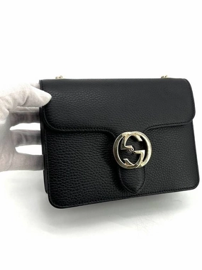 Interlocking small chain shoulder bag cross 510304