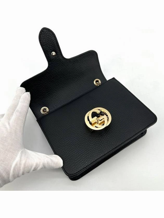Interlocking small chain shoulder bag cross 510304
