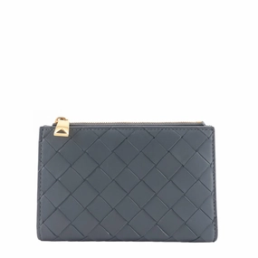 Intrecciato Leather Medium Bifold Wallet