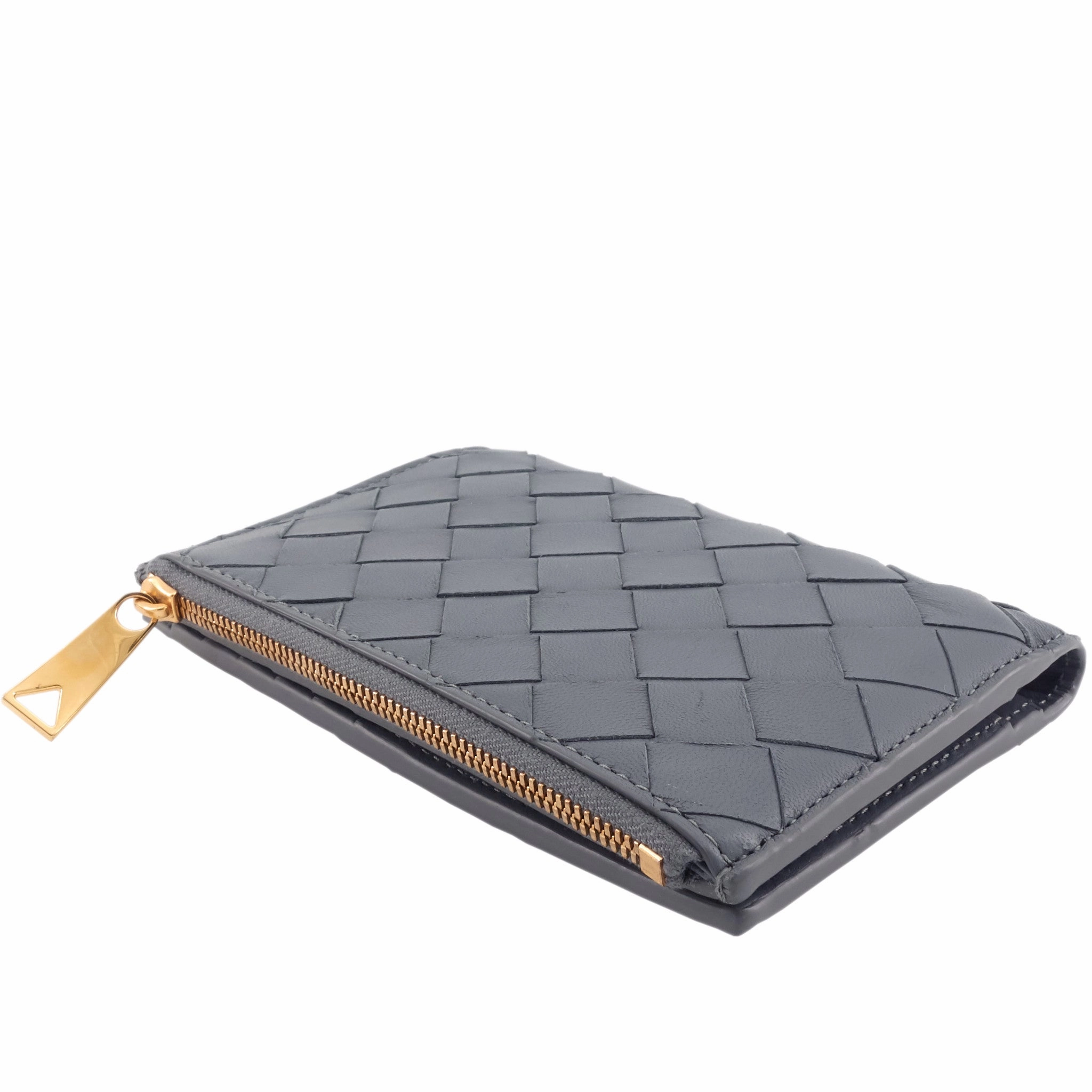 Intrecciato Leather Medium Bifold Wallet