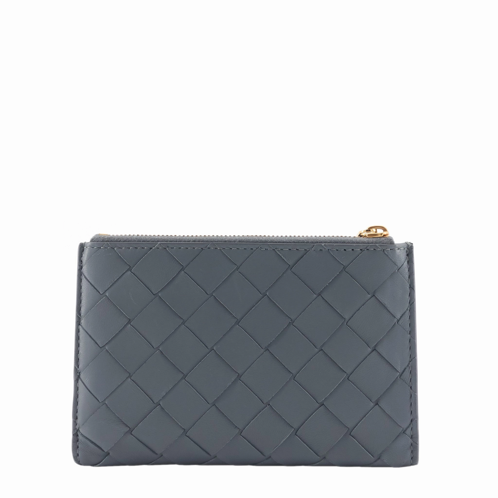 Intrecciato Leather Medium Bifold Wallet
