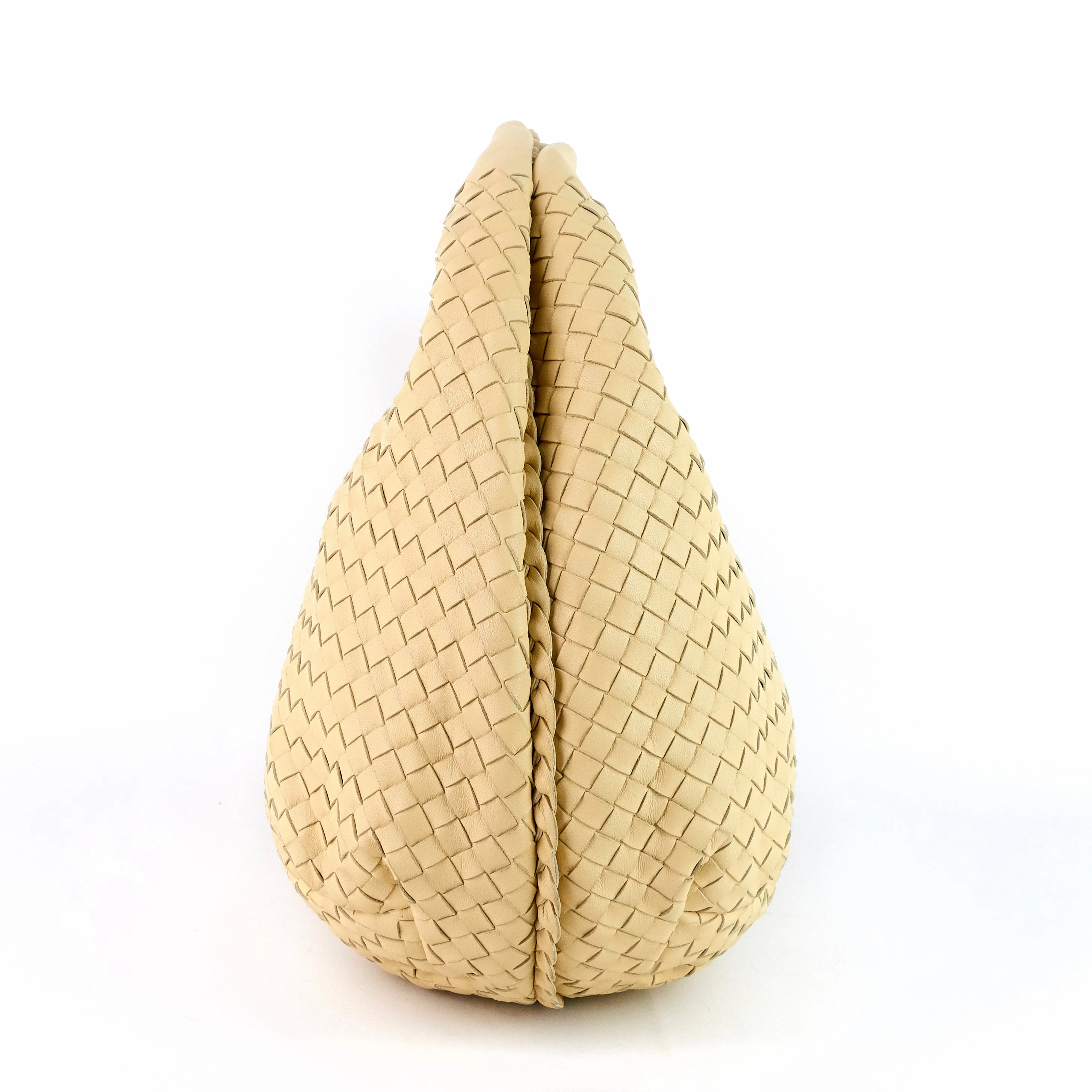 Intrecciato Nappa Leather Belly Hobo Bag