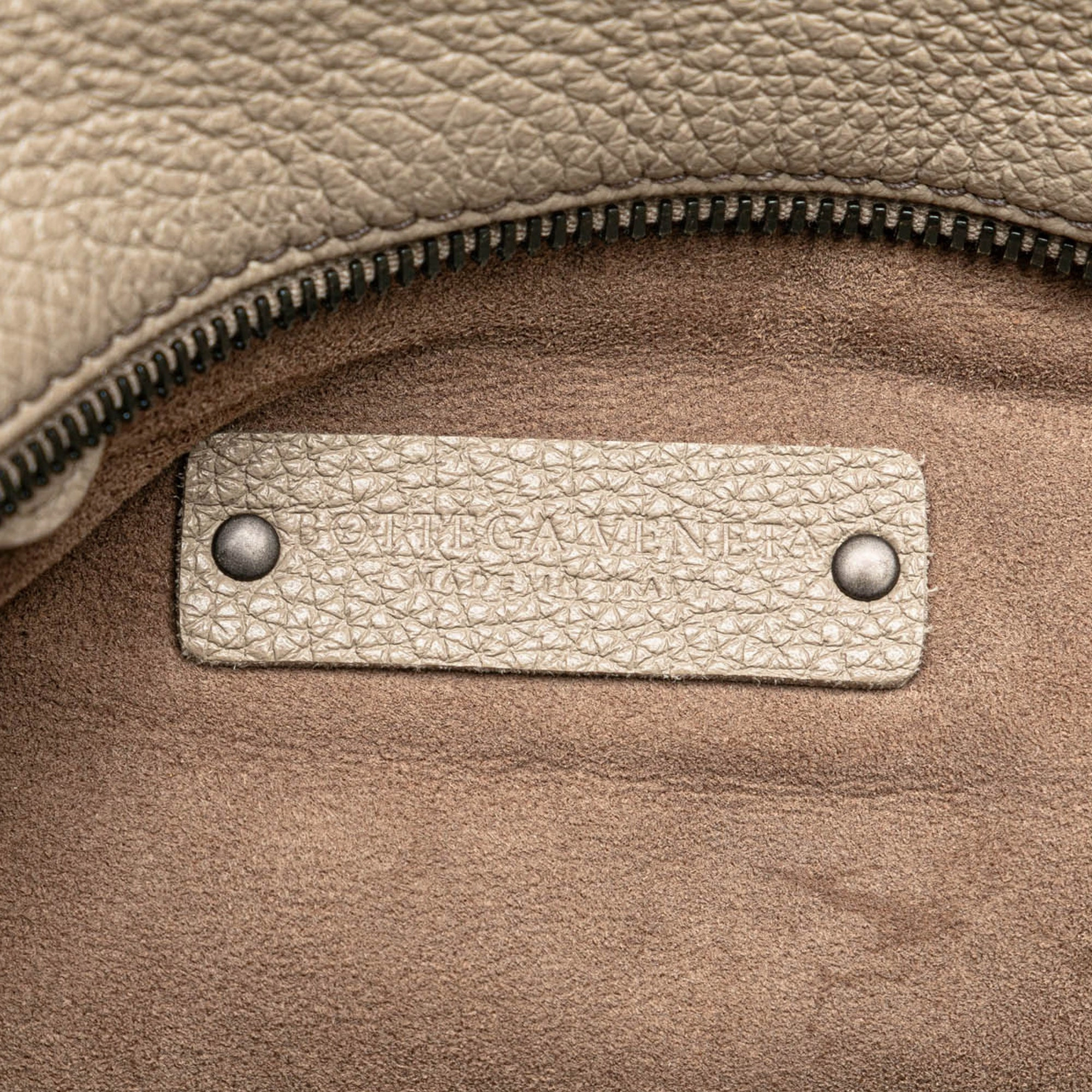 Intrecciato-Trimmed Soft Cube Shoulder Bag