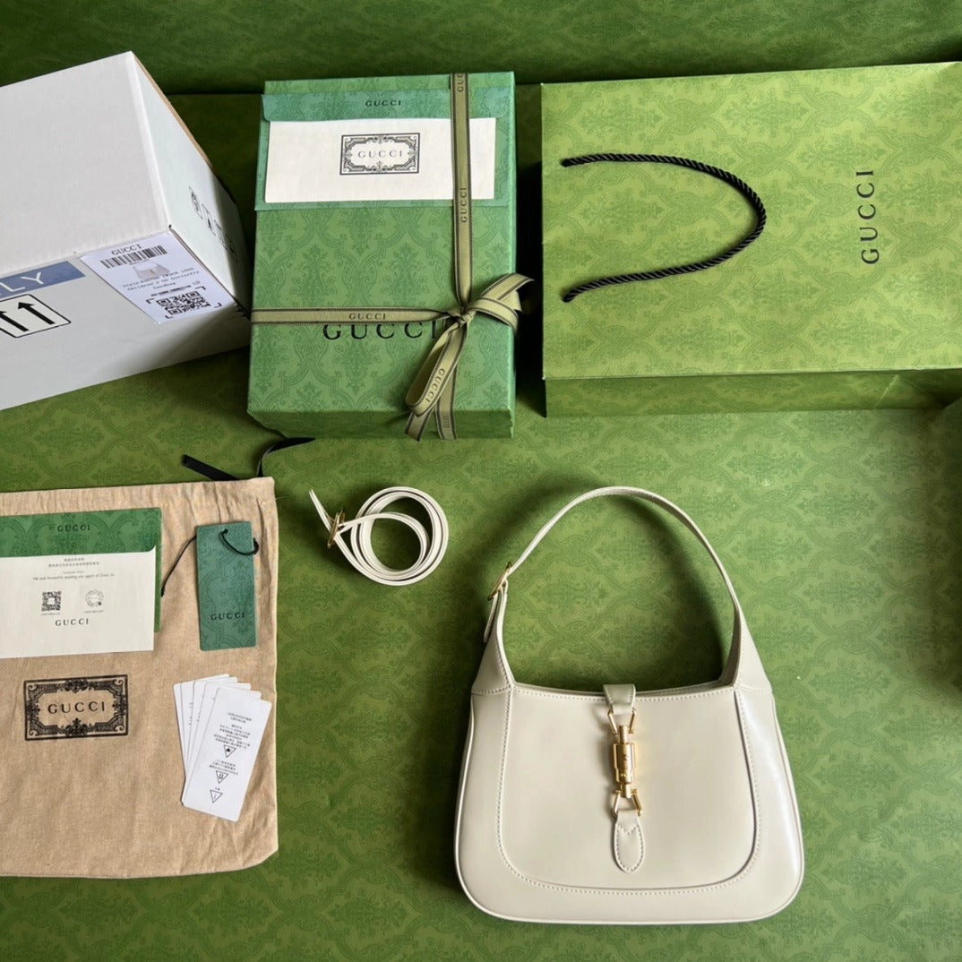 Jackie 1961 Small Shoulder Bag White Leather Shoulder Bag for Women
