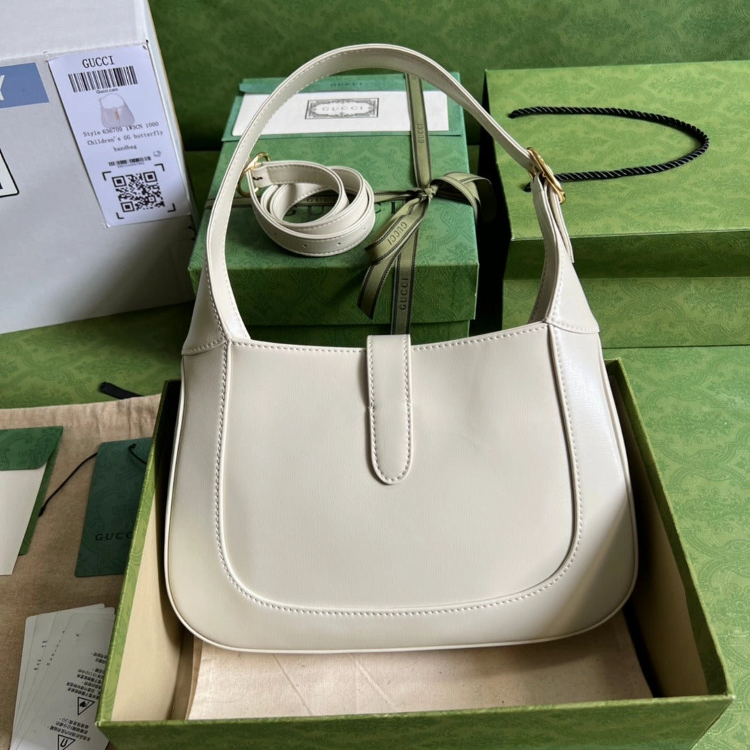 Jackie 1961 Small Shoulder Bag White Leather Shoulder Bag for Women
