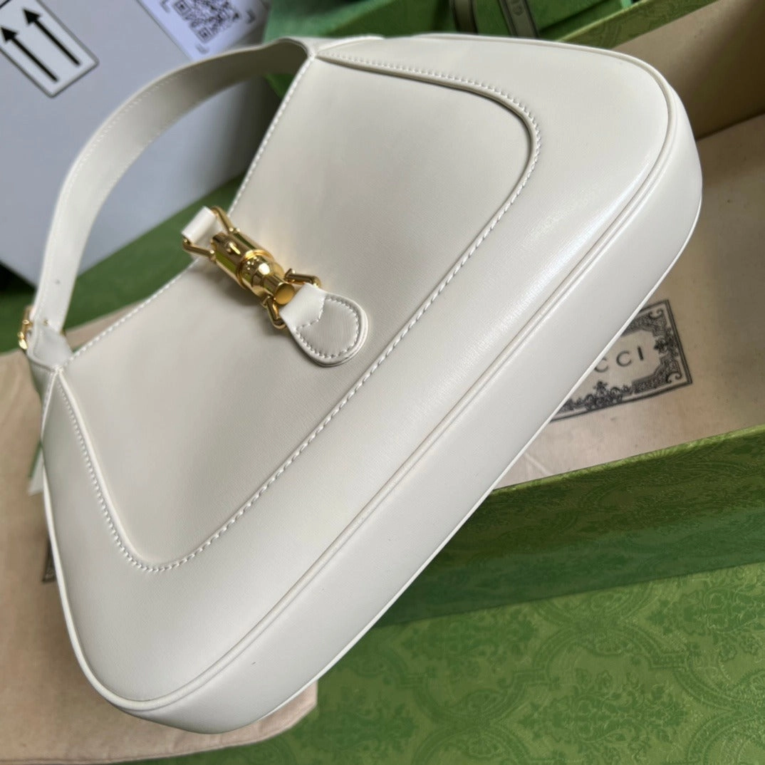 Jackie 1961 Small Shoulder Bag White Leather Shoulder Bag for Women