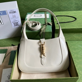Jackie 1961 Small Shoulder Bag White Leather Shoulder Bag for Women