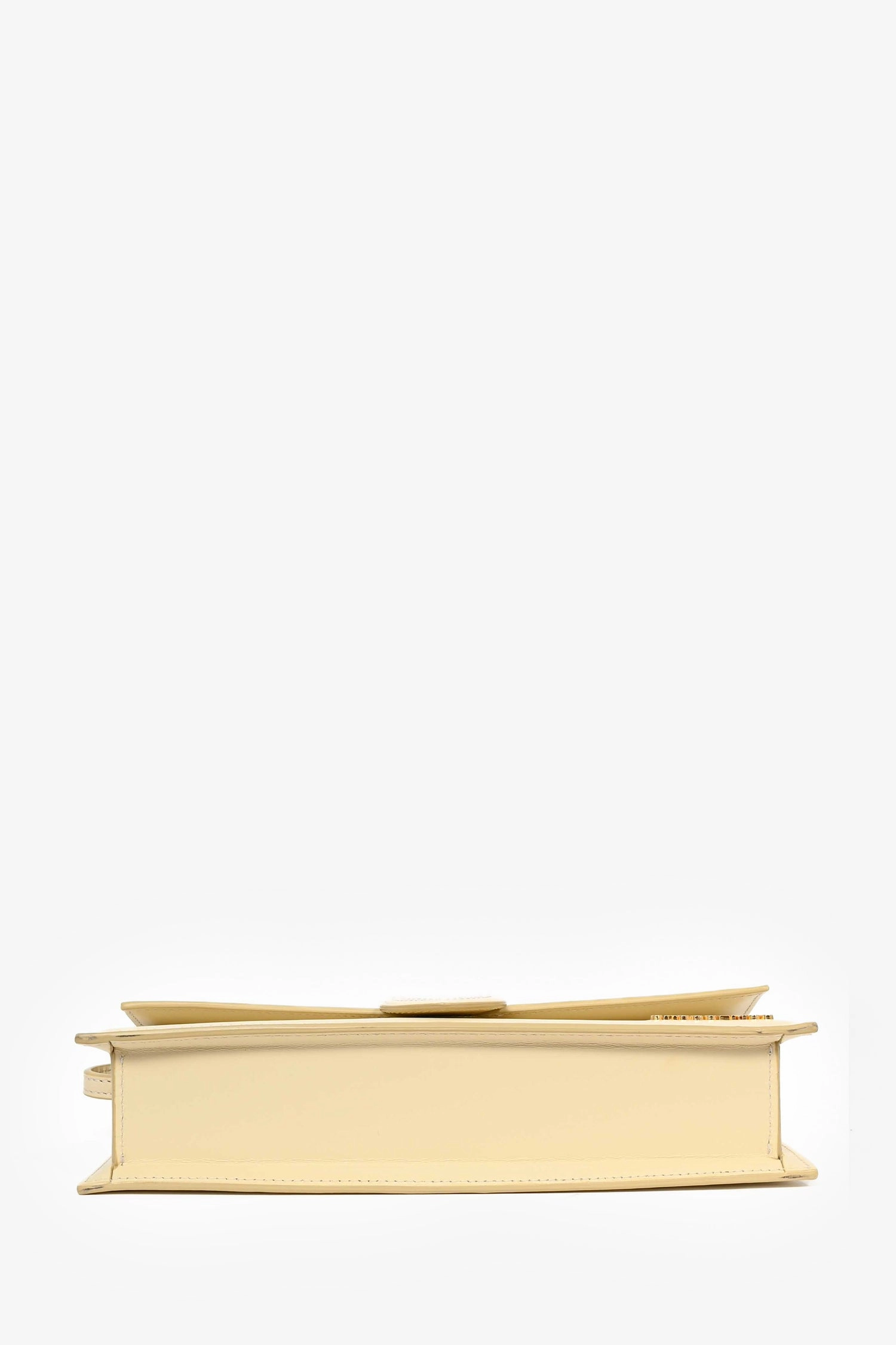 Jacquemus Ivory Leather Long Bambino Shoulder Bag