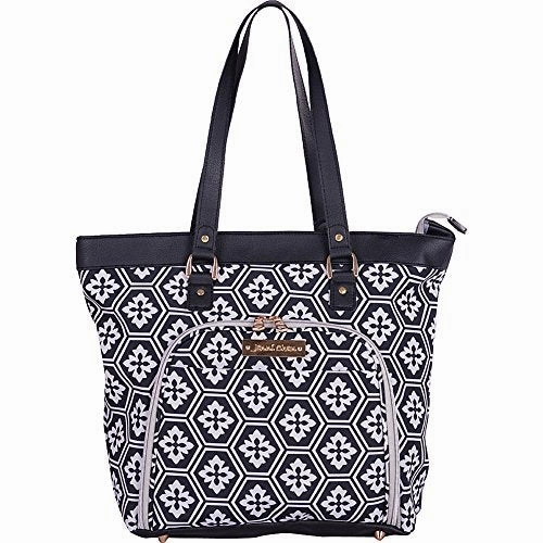 Jenni Chan Aria Snow Flake 18" Computer Tote (Black)