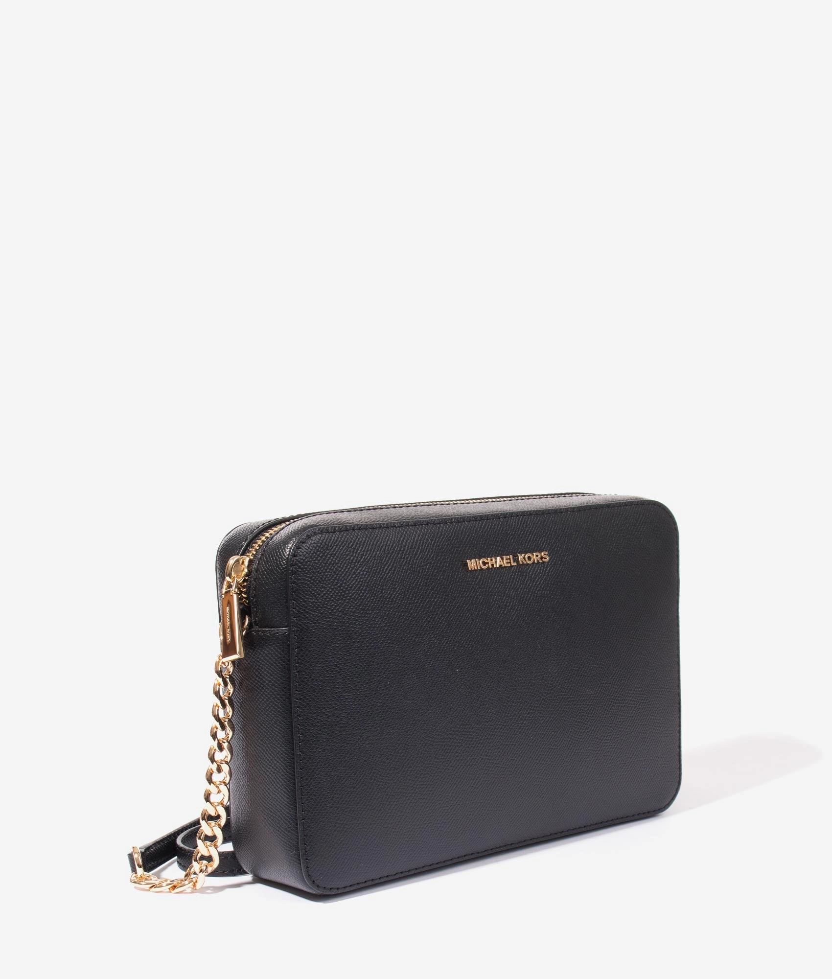 Jet set large crossbody in black