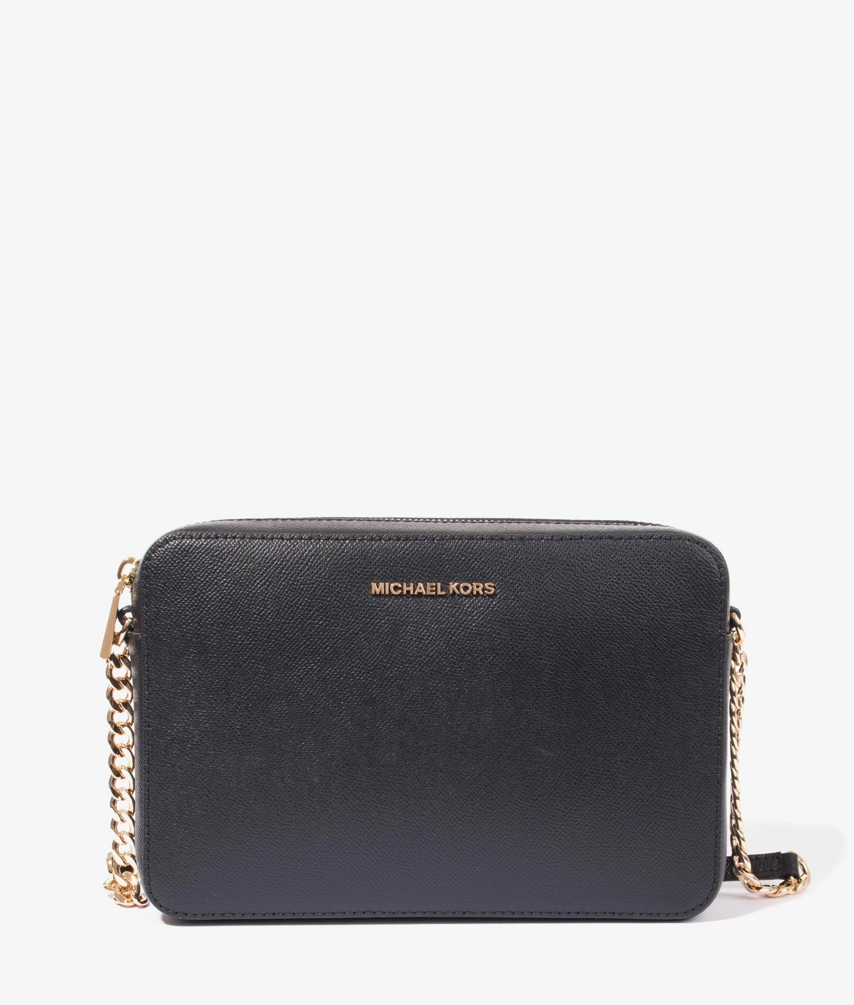 Jet set large crossbody in black
