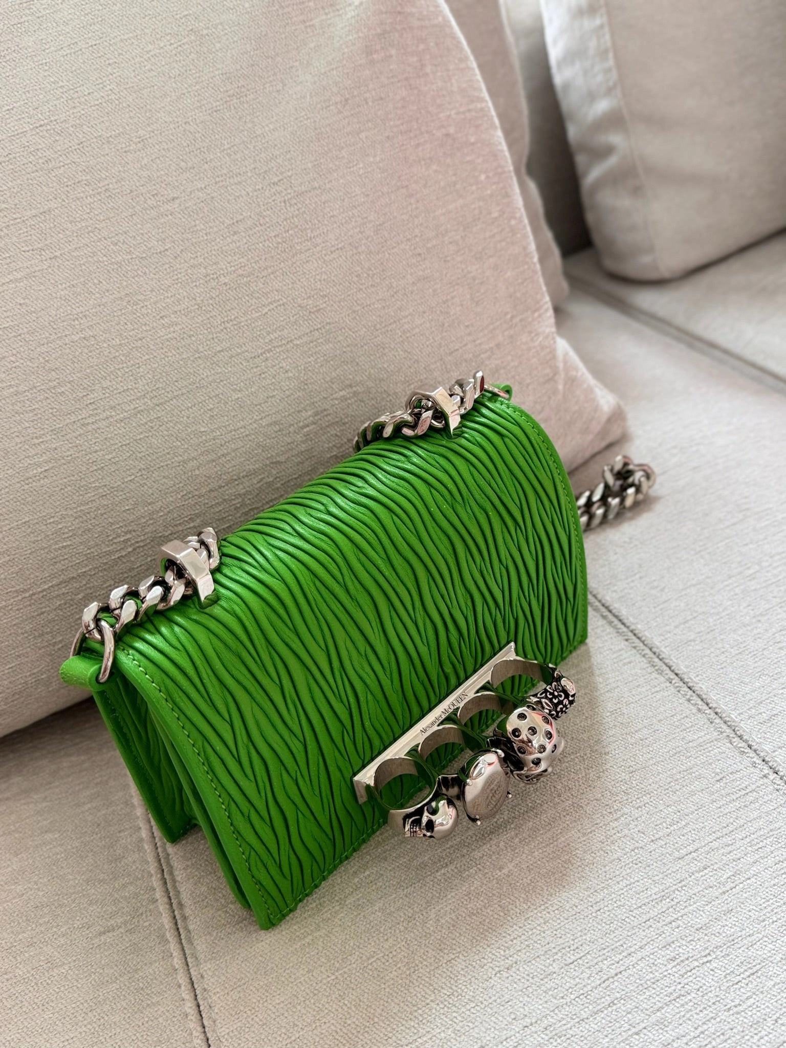 Jewelled Small Crossbody Satchel Bag