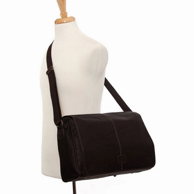 Jill-E Designs Jack 15In Leather Laptop Bag