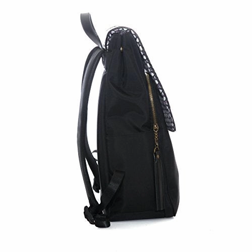 Jill-E Designs Lucy 13" Laptop Backpack, 11 X 5 X 14.25 Inches, Black (473325)