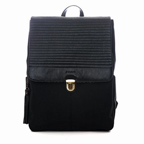 Jill-E Designs Lucy 13" Laptop Backpack, 11 X 5 X 14.25 Inches, Black (473325)