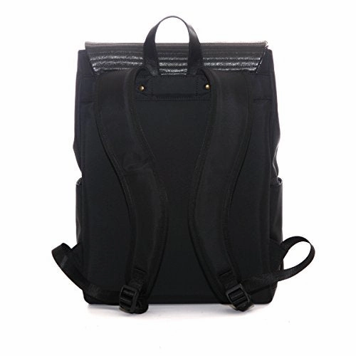 Jill-E Designs Lucy 13" Laptop Backpack, 11 X 5 X 14.25 Inches, Black (473325)