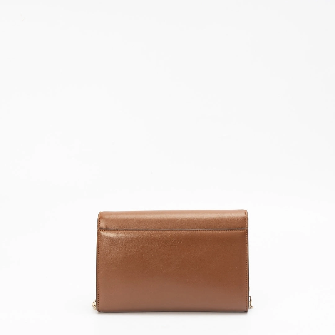 Jimmy Choo Amber Leather Crossbody Bag