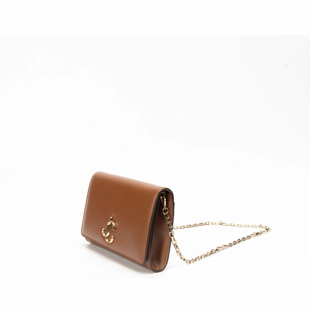 Jimmy Choo Amber Leather Crossbody Bag