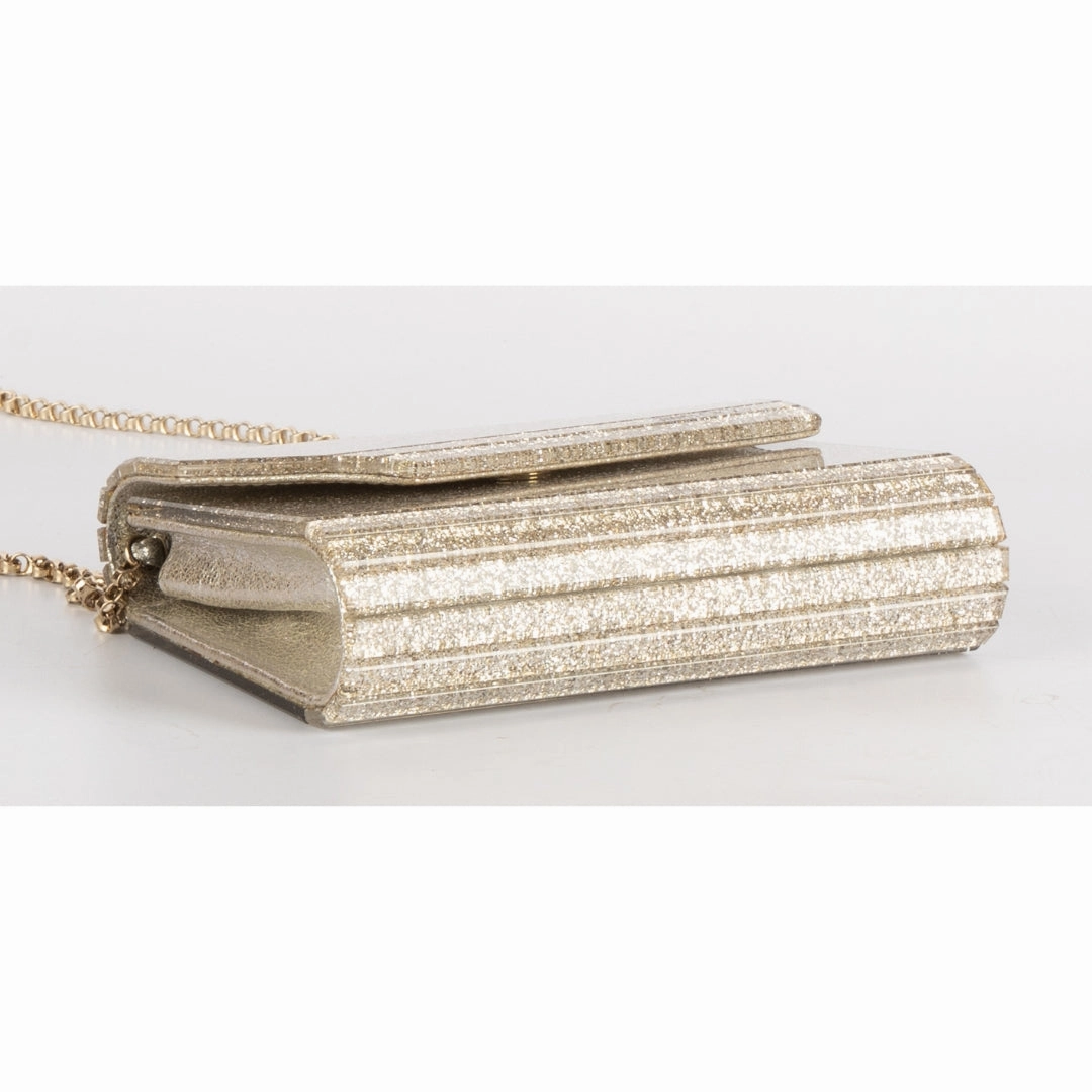 Jimmy Choo Shimmer Candy Clutch Crossbody Bag