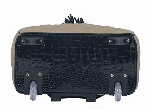 Jkm And Company The Montecarlo Quilted Alligator Faux Leather Compatible With Computer Ipad, Laptop