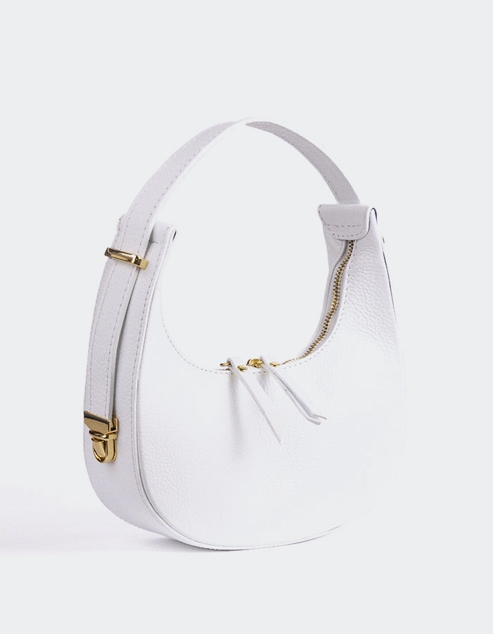 Josette White Leather