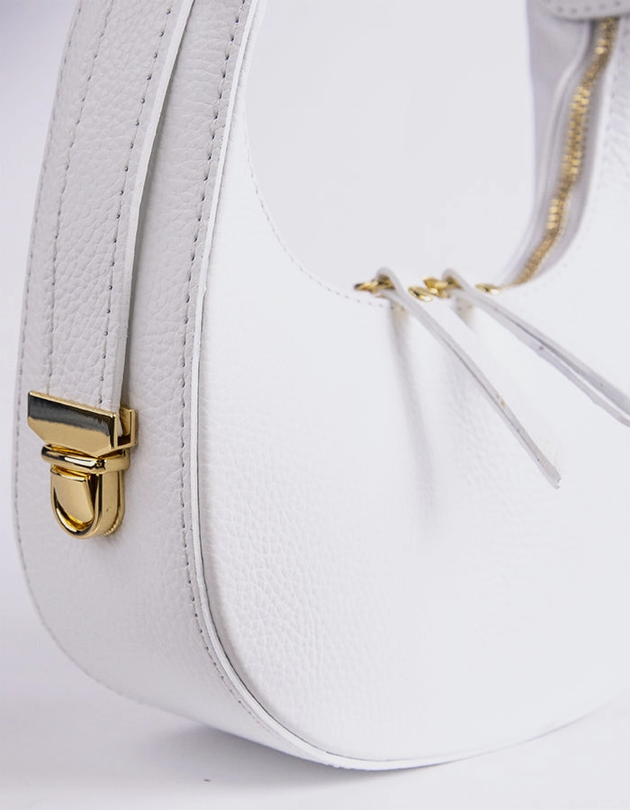 Josette White Leather