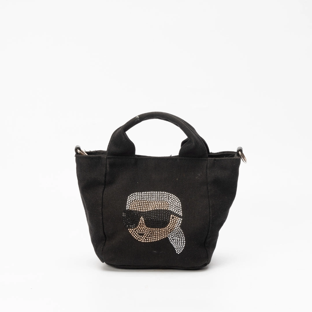 Karl Lagerfeld Ikon Rhinestone Crossbody Bag