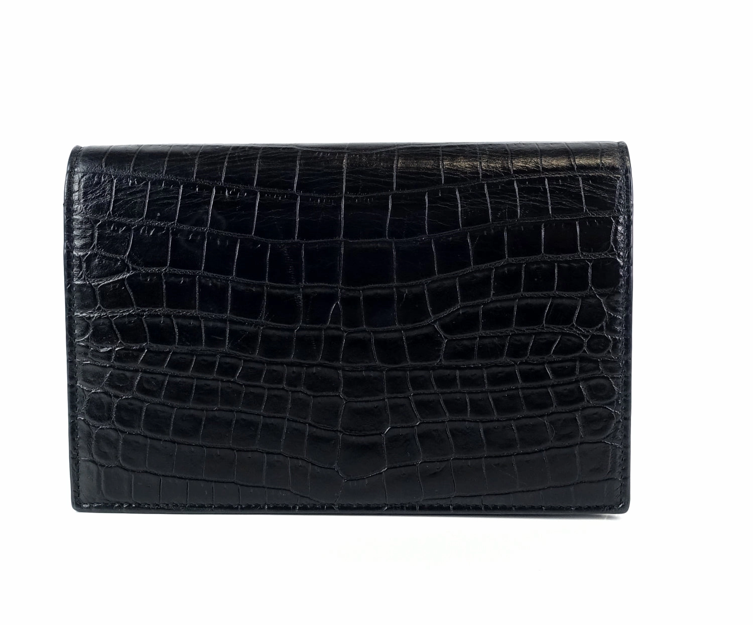 Kate Croc Embossed Calf Leather Tassel Bag
