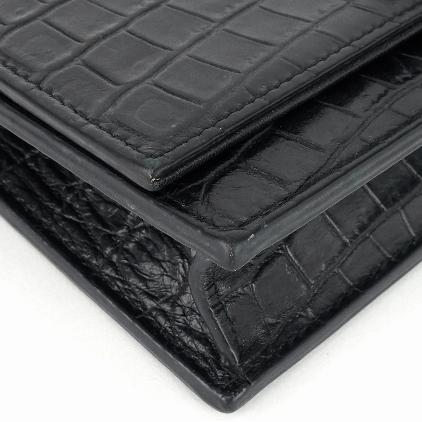 Kate Croc Embossed Calfskin Bag