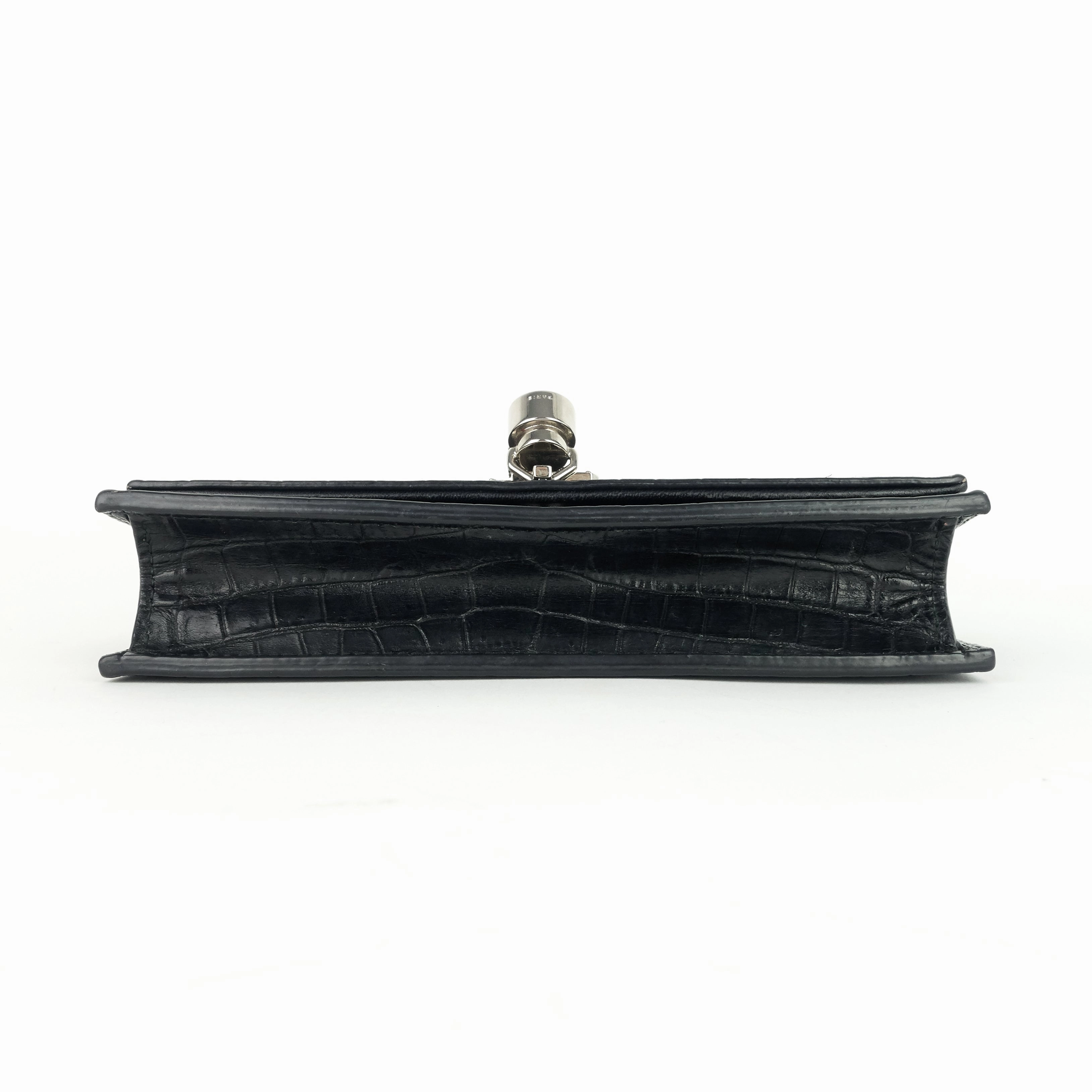 Kate Croc Embossed Calfskin Bag