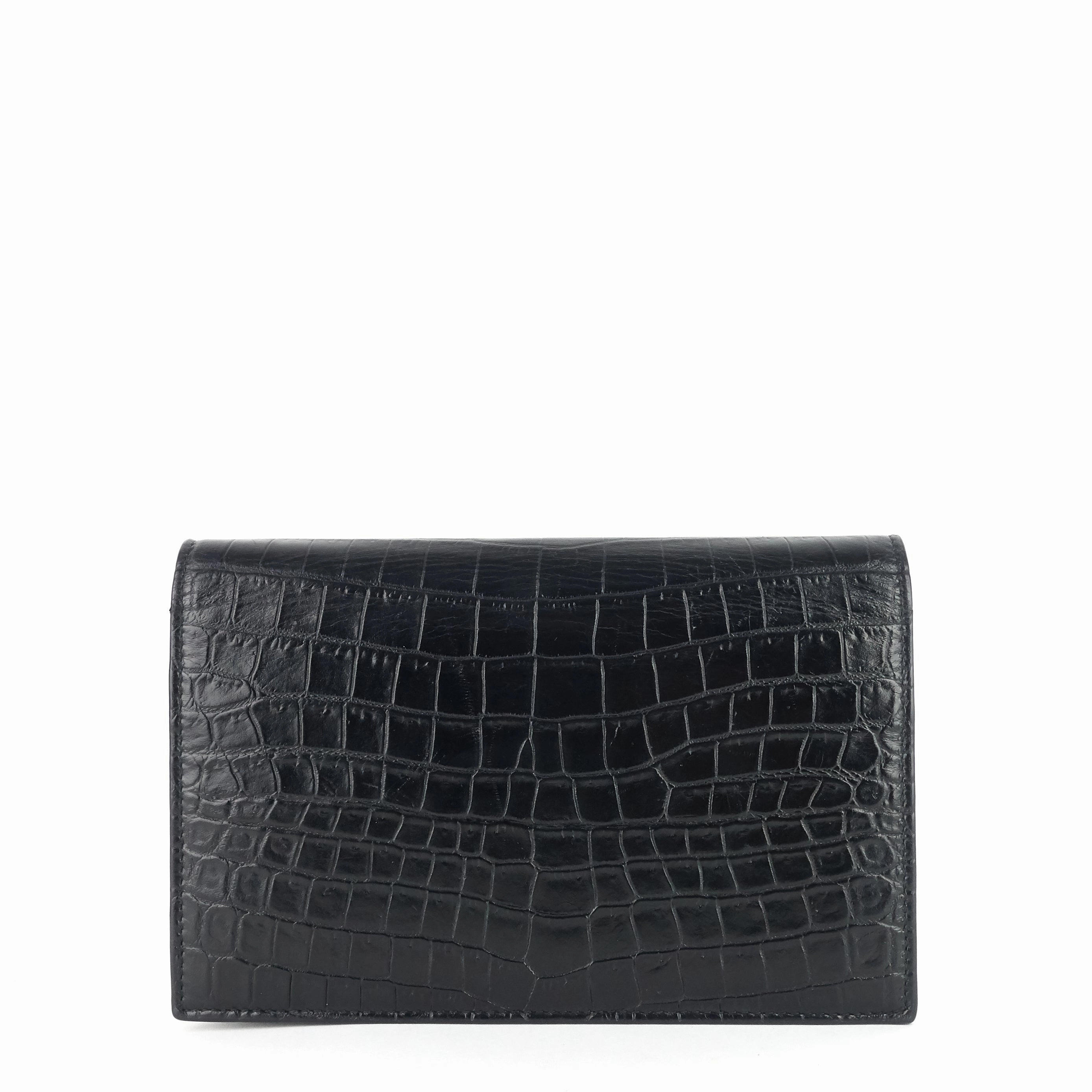 Kate Croc Embossed Calfskin Bag