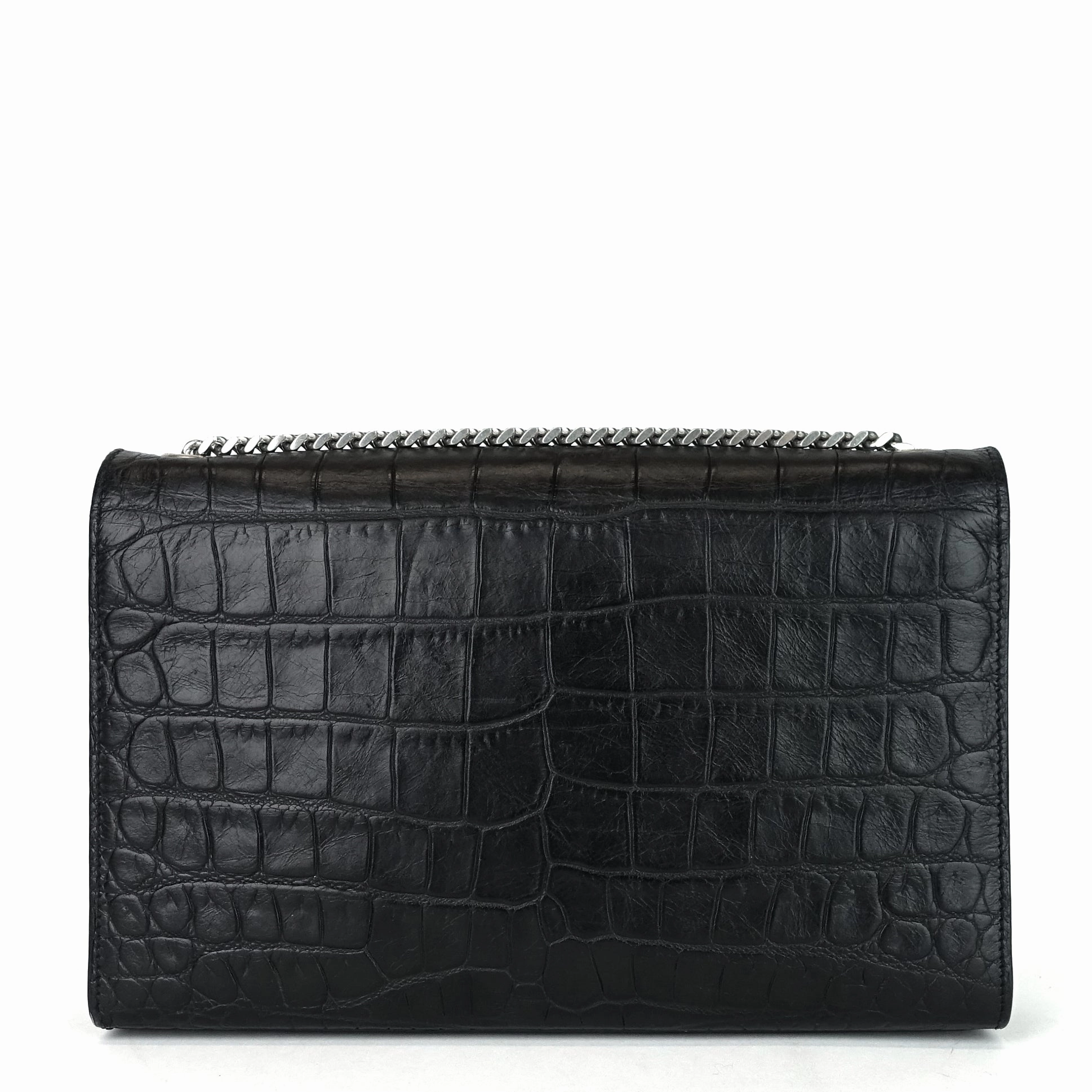Kate Croc Medium Embossed Calf Leather Bag