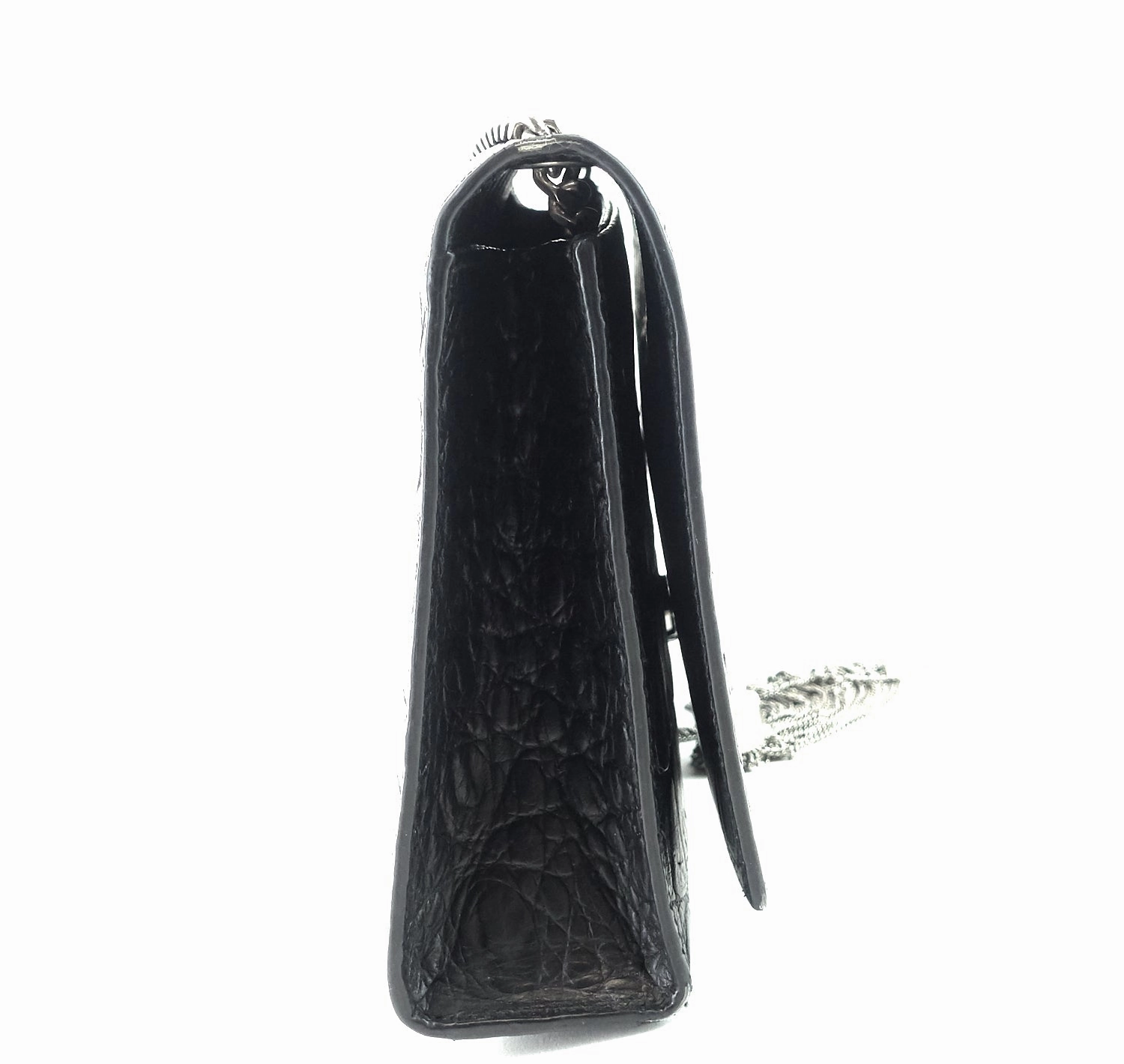 Kate Croc Medium Embossed Calf Leather Bag