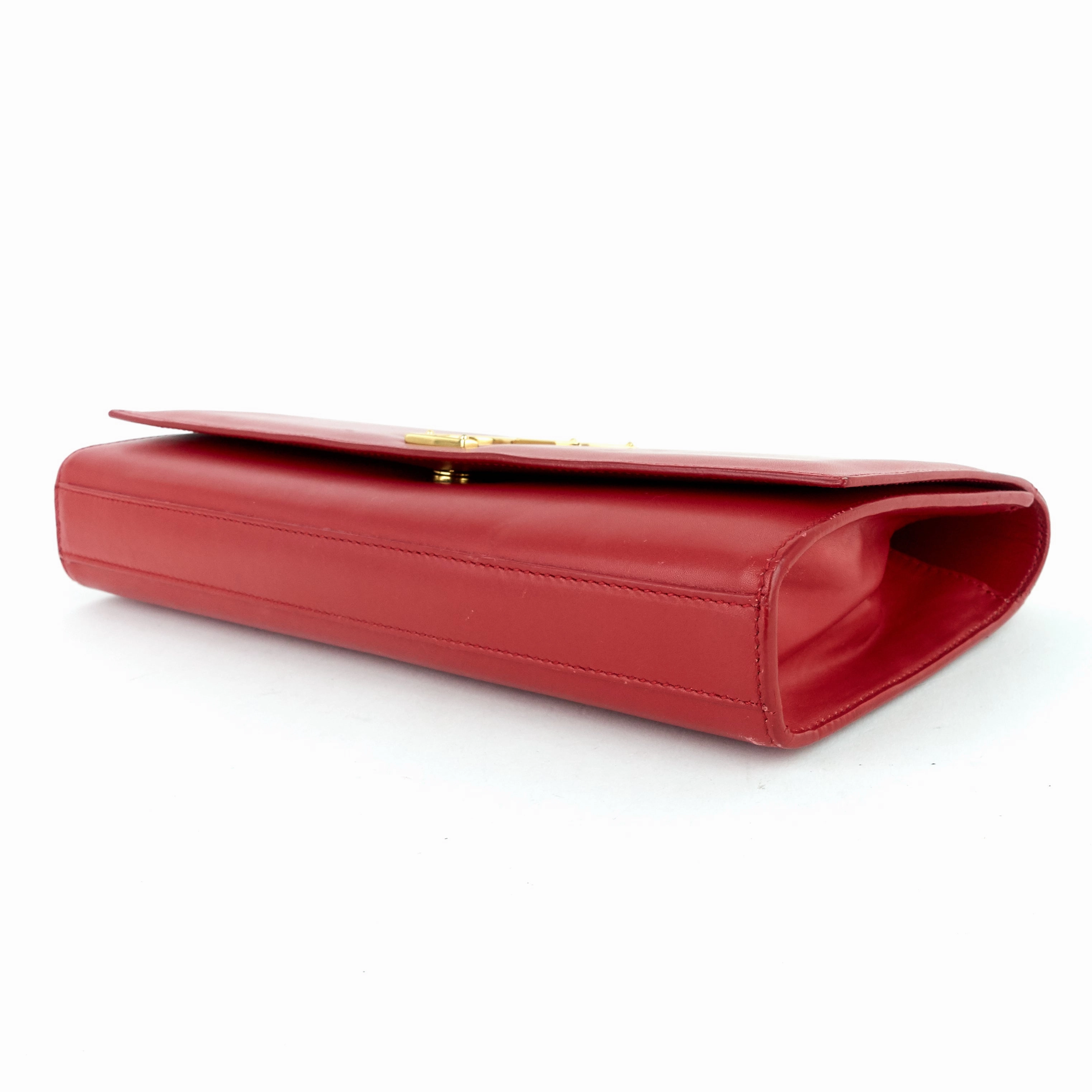 Kate Smooth Calfskin Clutch Bag