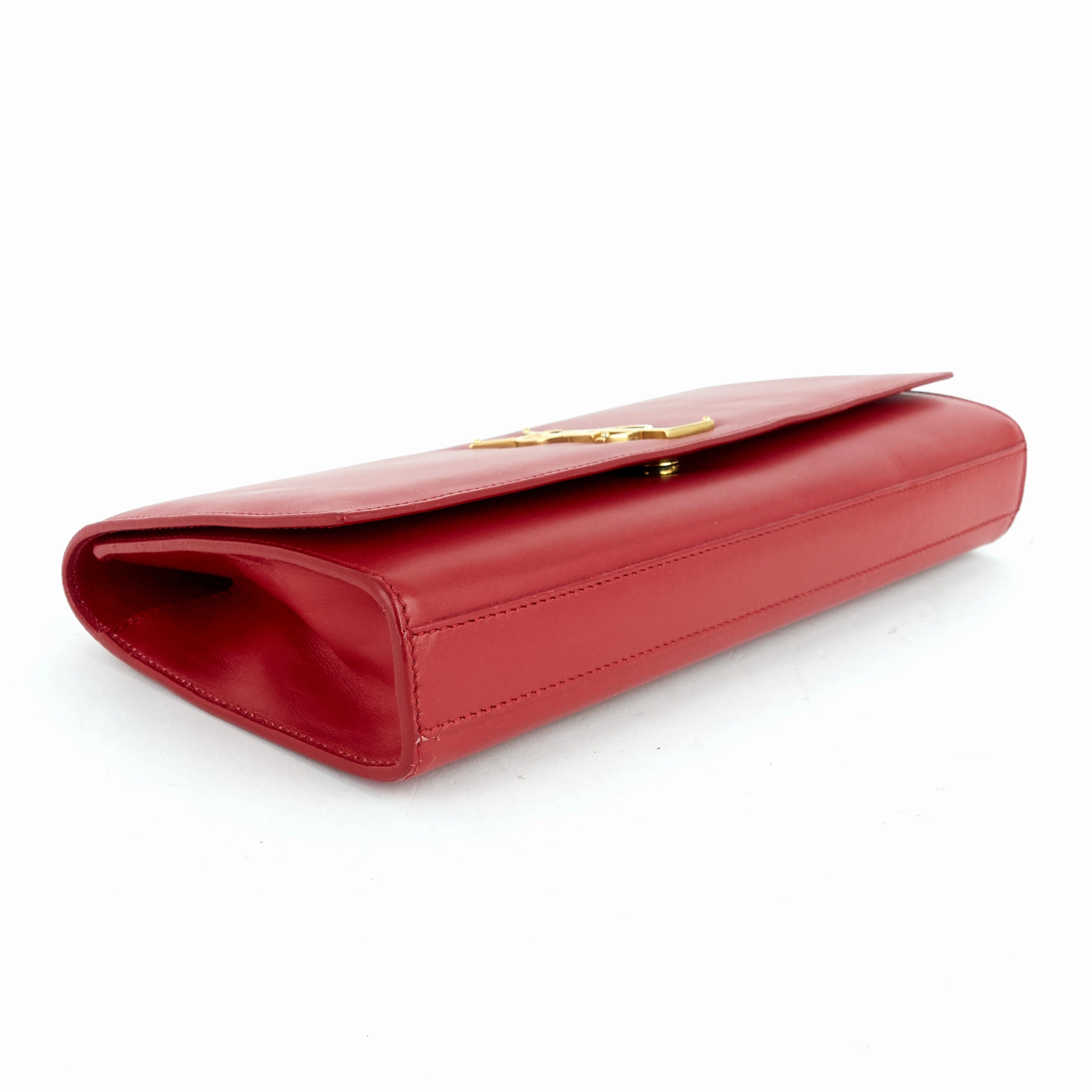 Kate Smooth Calfskin Clutch Bag