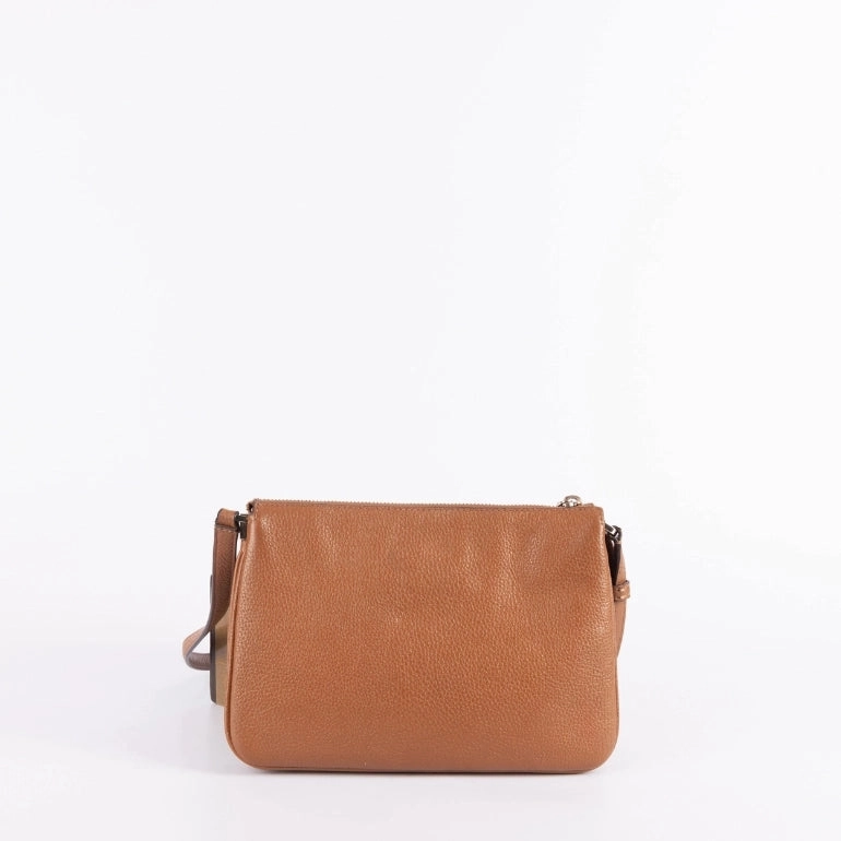 Kate Spade Leila Triple Gusset Leather Crossbody Bag