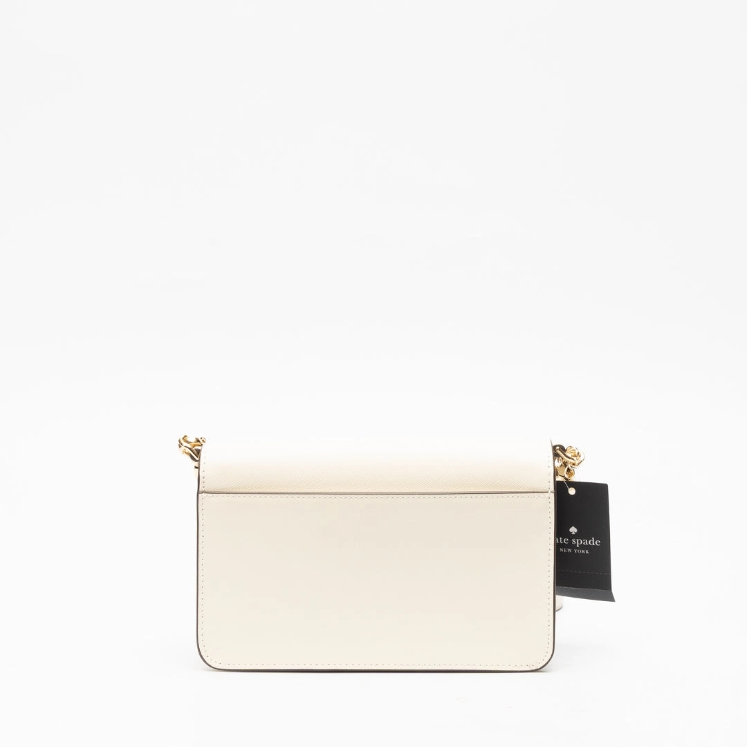 Kate Spade Madison Saffiano Leather Small Flap Crossbody Bag