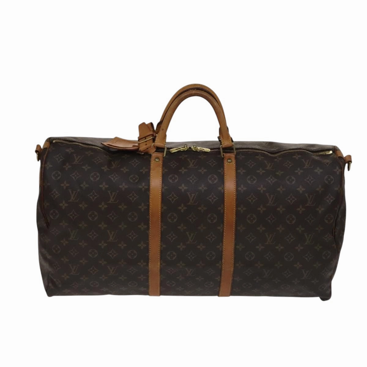 Keepall Bandouliere Canvas Travel Bag with Shoulder Strap