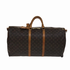 Keepall Bandouliere Canvas Travel Bag with Shoulder Strap