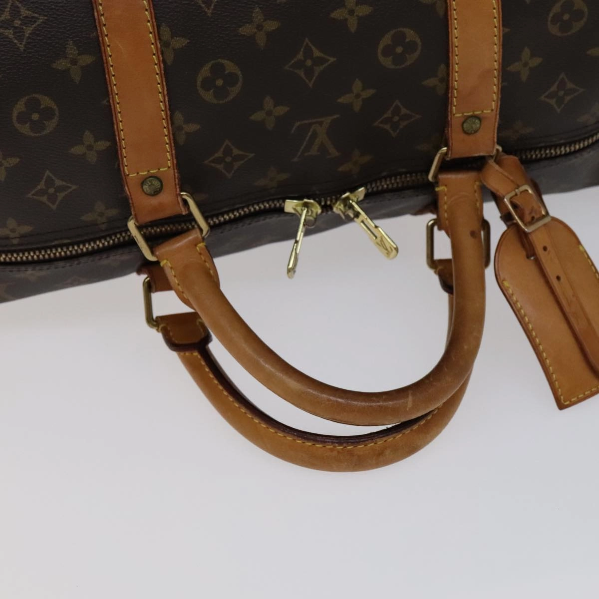 Keepall Bandouliere Canvas Travel Bag with Shoulder Strap