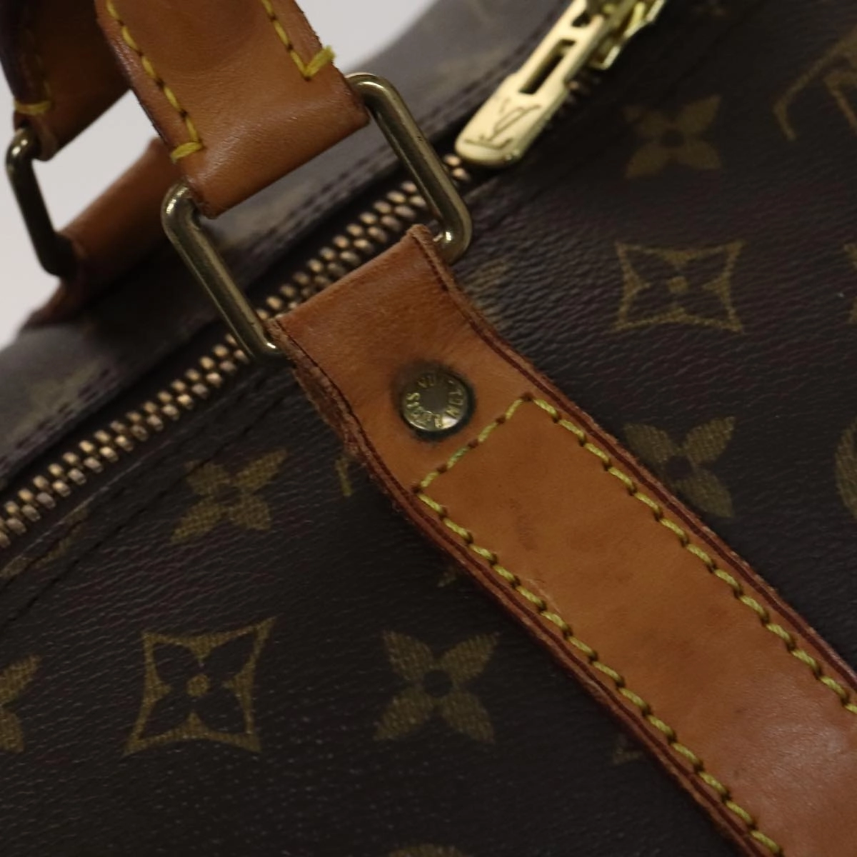 Keepall Bandouliere Canvas Travel Bag with Shoulder Strap