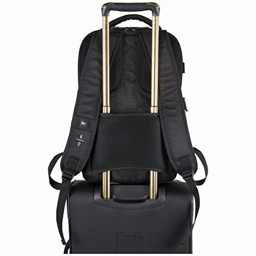 Kenneth Cole Reaction 1680D Polyester Checkpoint Friendly 15.6" Computer Backpack With Usb Port &