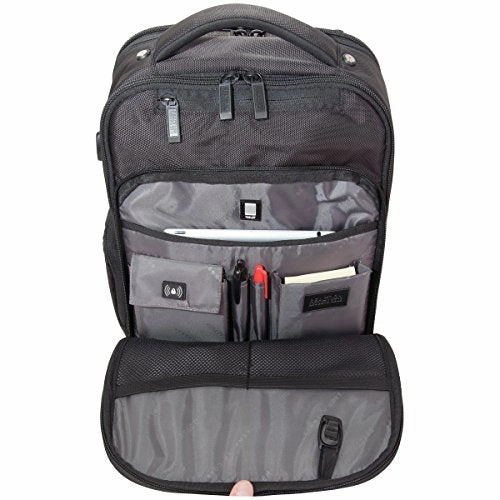 Kenneth Cole Reaction 1680D Polyester Checkpoint Friendly 15.6" Computer Backpack With Usb Port &