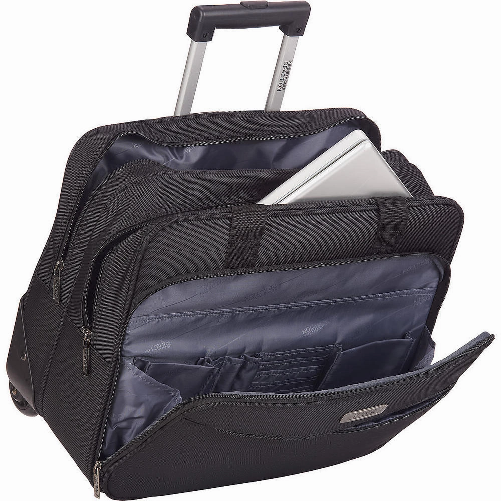 Kenneth Cole Reaction &Quot;The Wheel Thing&Quot; Double Gusset Wheeled Ipad / Tablet / Computer