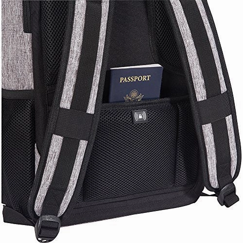 Kenneth Cole Reaction Dual Compartment 15.6" (RFID) Laptop Backpack Charcoal One Size