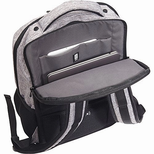 Kenneth Cole Reaction Dual Compartment 15.6" (RFID) Laptop Backpack Charcoal One Size