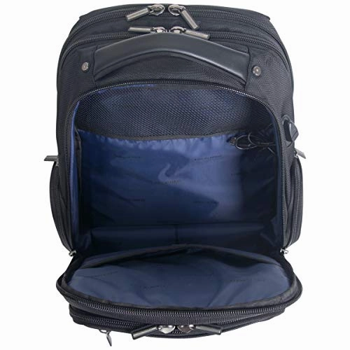 Kenneth Cole Reaction Dual Compartment 17" with USB Laptop Backpack Black One Size