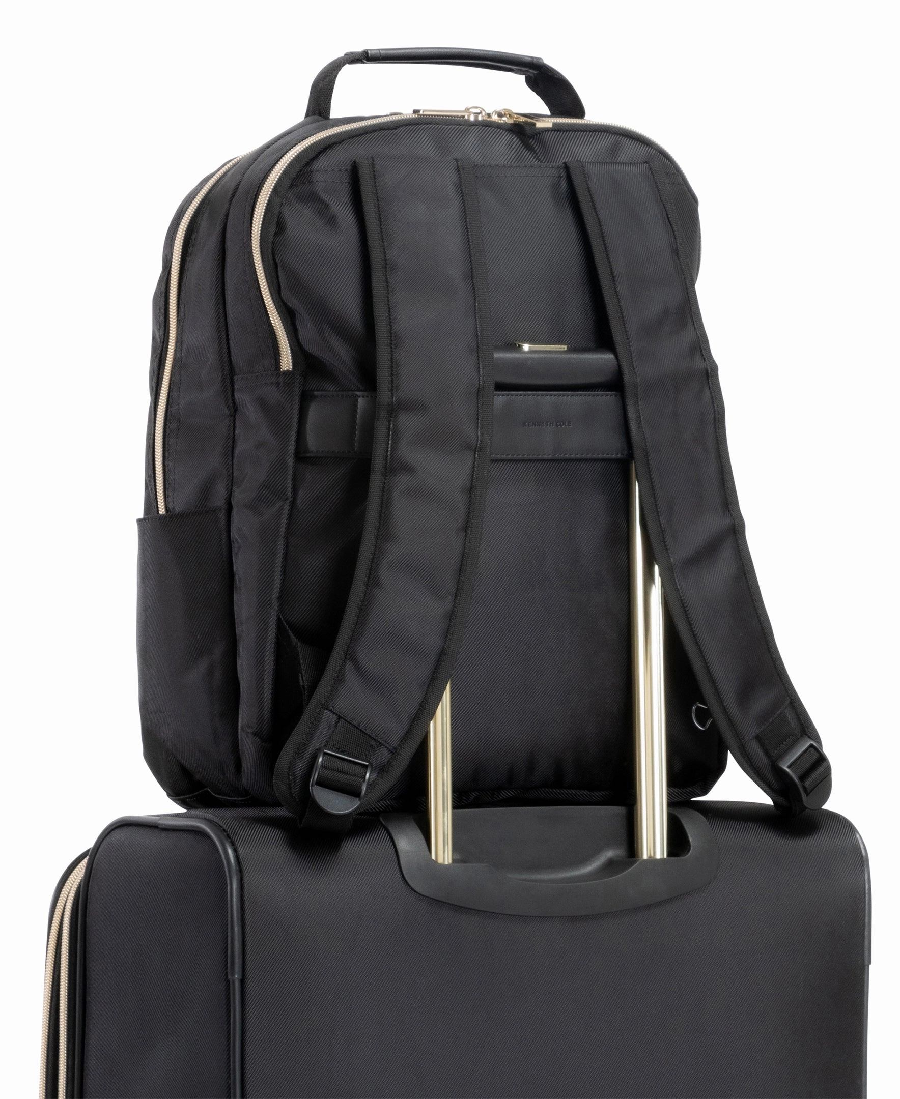 Kenneth Cole Reaction Women's Chelsea Backpack Chevron Quilted 15" Laptop Backpack