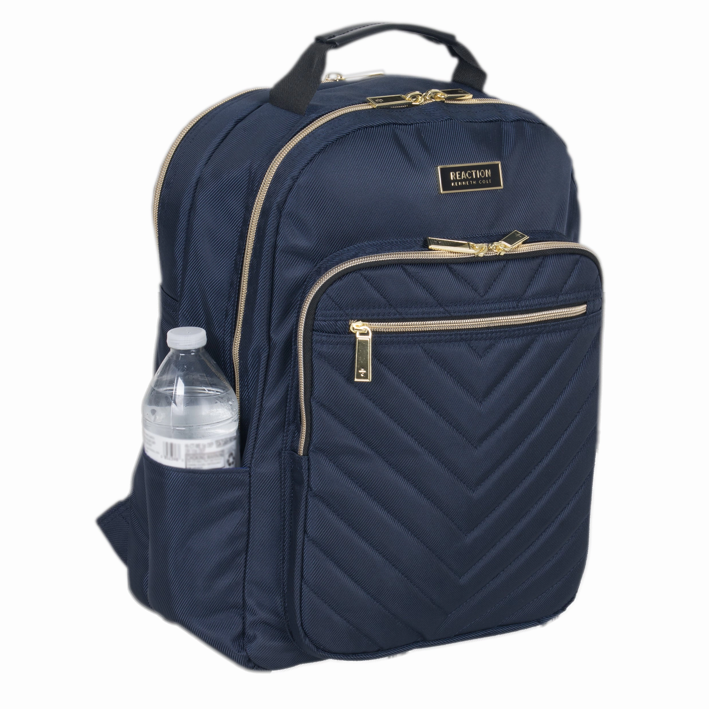 Kenneth Cole Reaction Women's Chelsea Backpack Chevron Quilted 15" Laptop Backpack