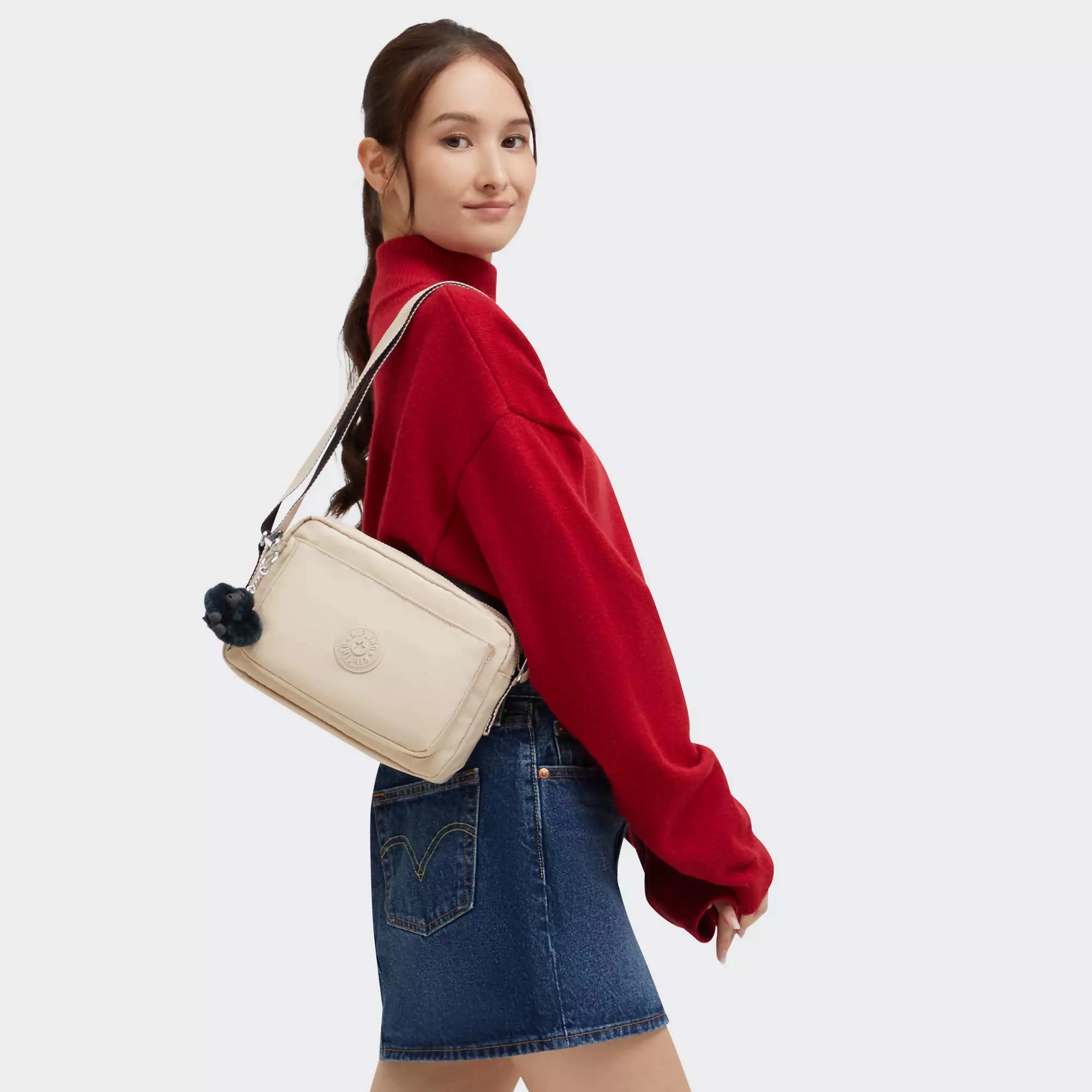 Kipling Abanu Medium Crossbody Bag - Green Moss